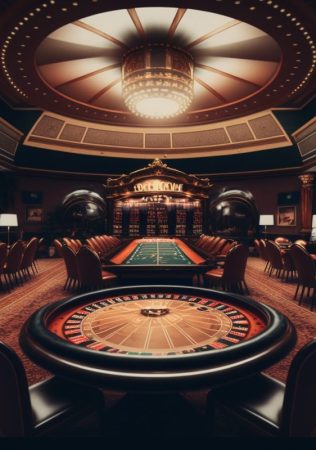 casino-room-with-roulette-table-chandelier